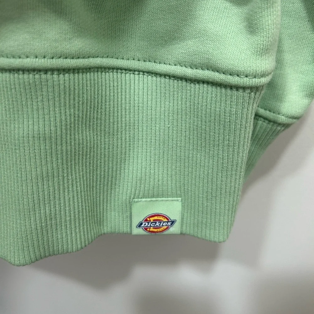 Dickies Sweatshirt Men’s Large Green NWT Logo Oversized Pullover Crewneck Cotton